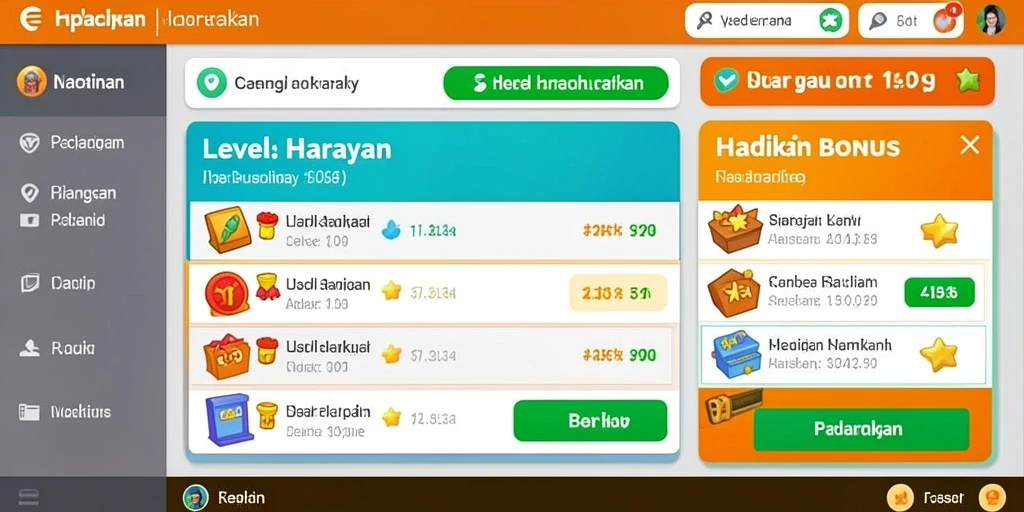 Bonus menarik untuk pemain baru dan setia.