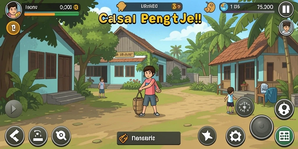 Berbagai misi menarik dan menantang di setiap level.