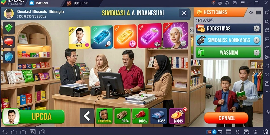 Gambar menunjukkan tantangan menarik di level terbaru.